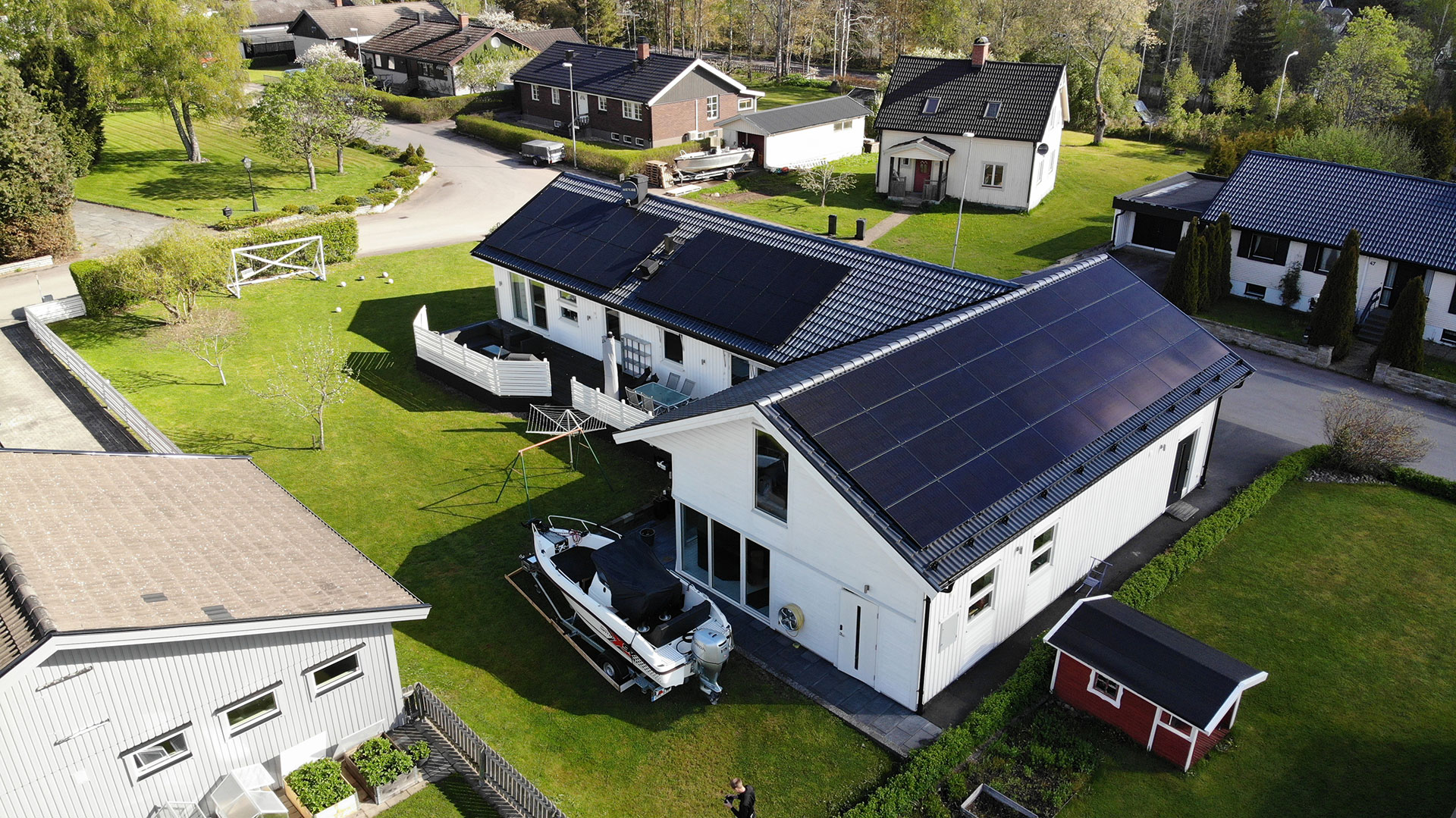 Solpanel och solcell